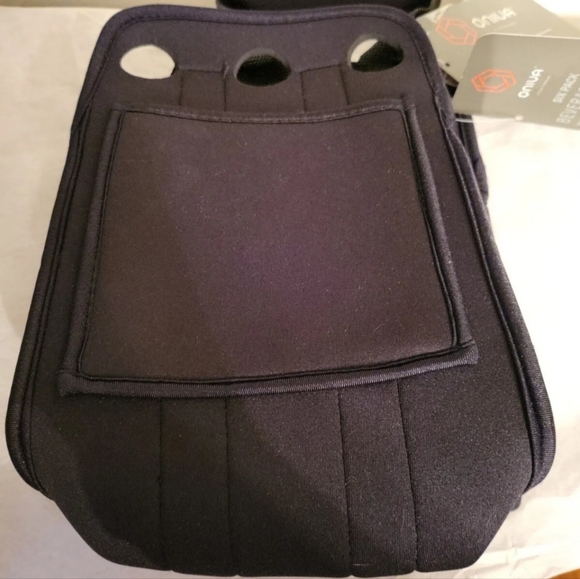 ONIVA a Picnic Time Brand Black Neoprene 6 pack Beverage Tote Carrier Bag - Picture 5 of 6